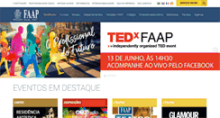 Desktop Screenshot of faap.br